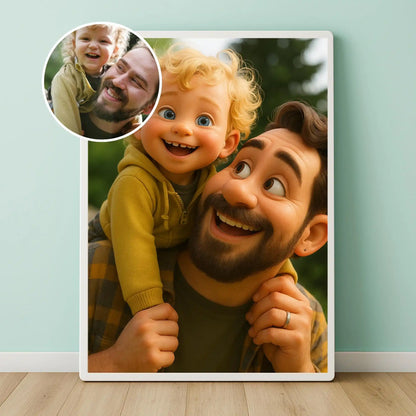 Custom Cartoon Canvas + FREE LUXURY FRAME