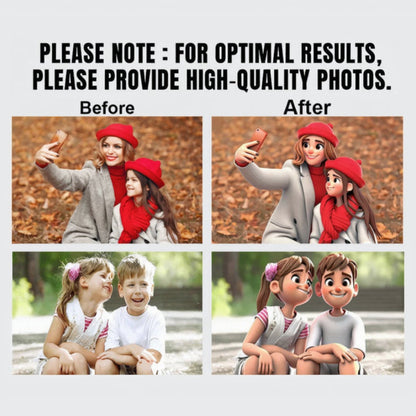 Custom Cartoon Canvas + FREE LUXURY FRAME